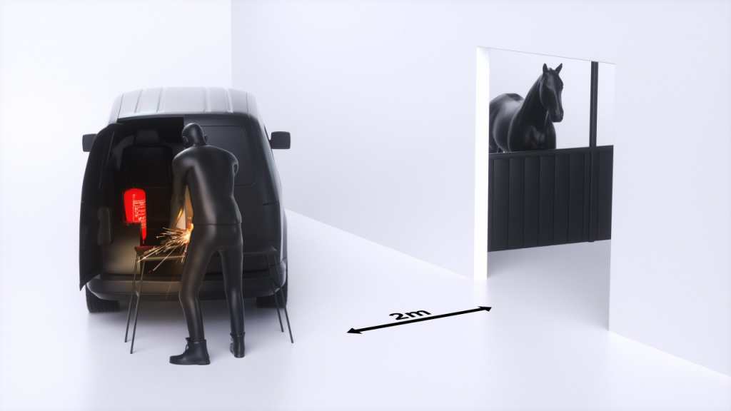 Hovslageri brandfarliga heta arbeten