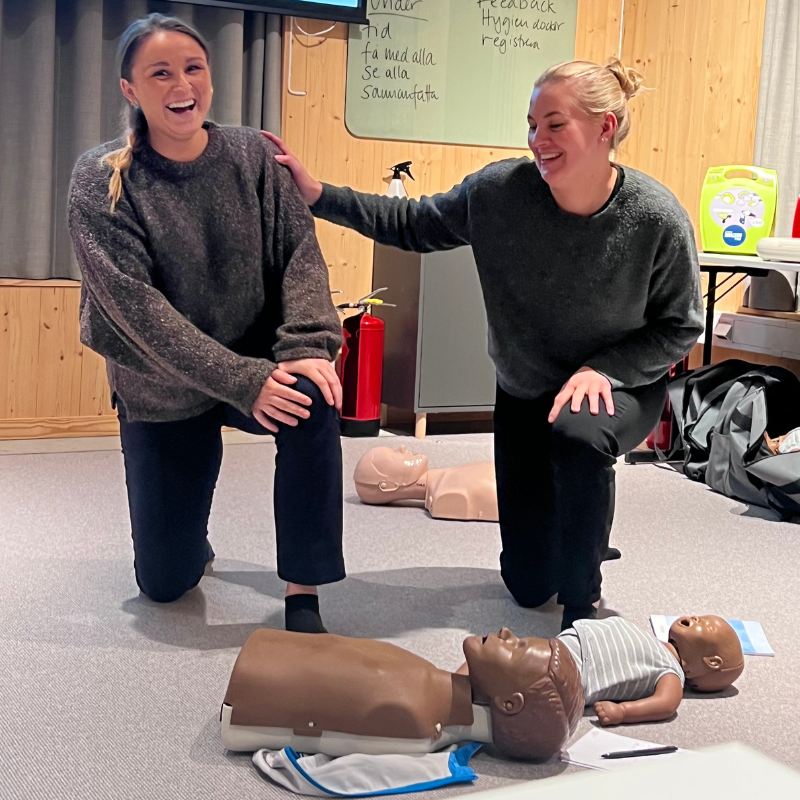 instruktör barn hlr