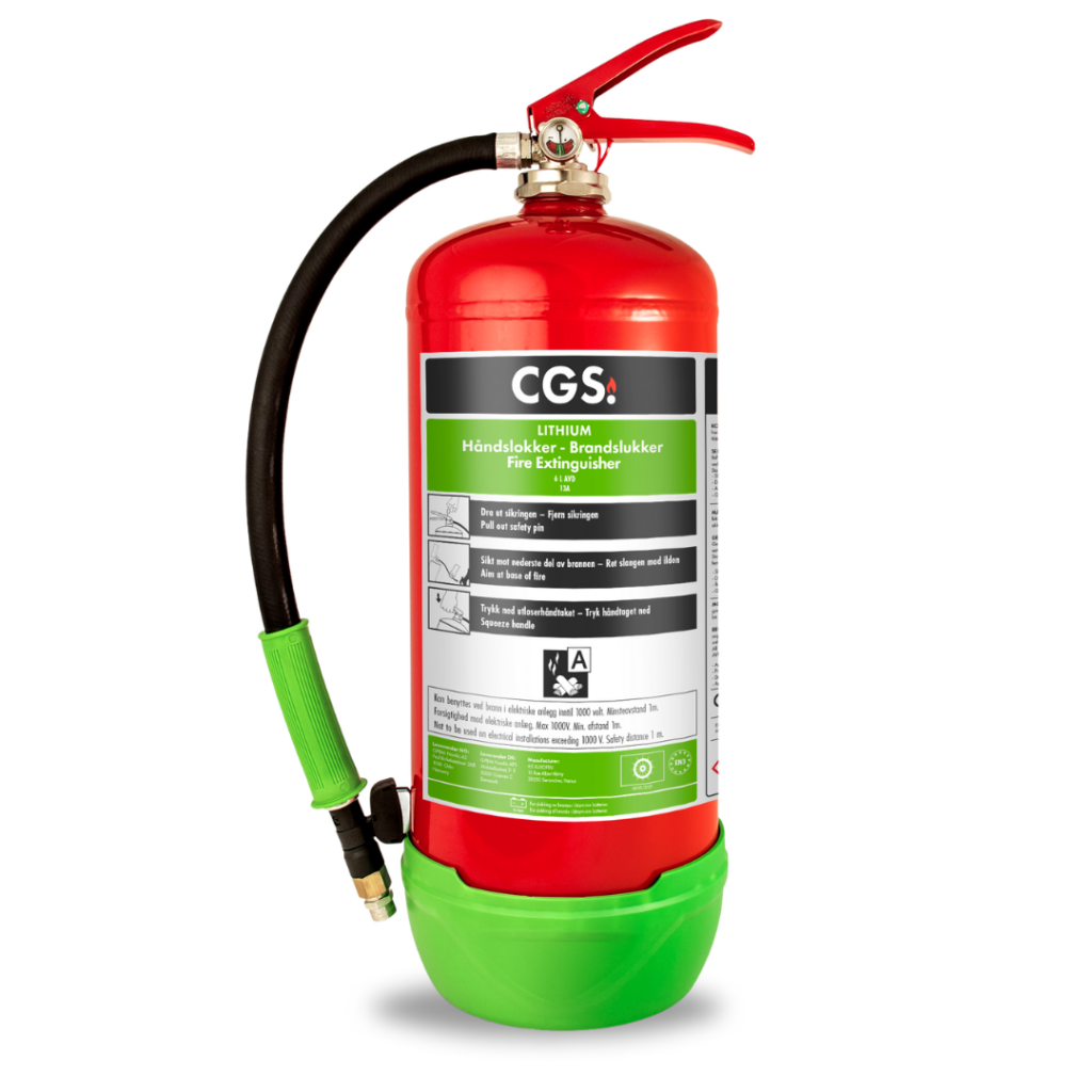 Lithiumsläckare cgs avd 6l brandslackare