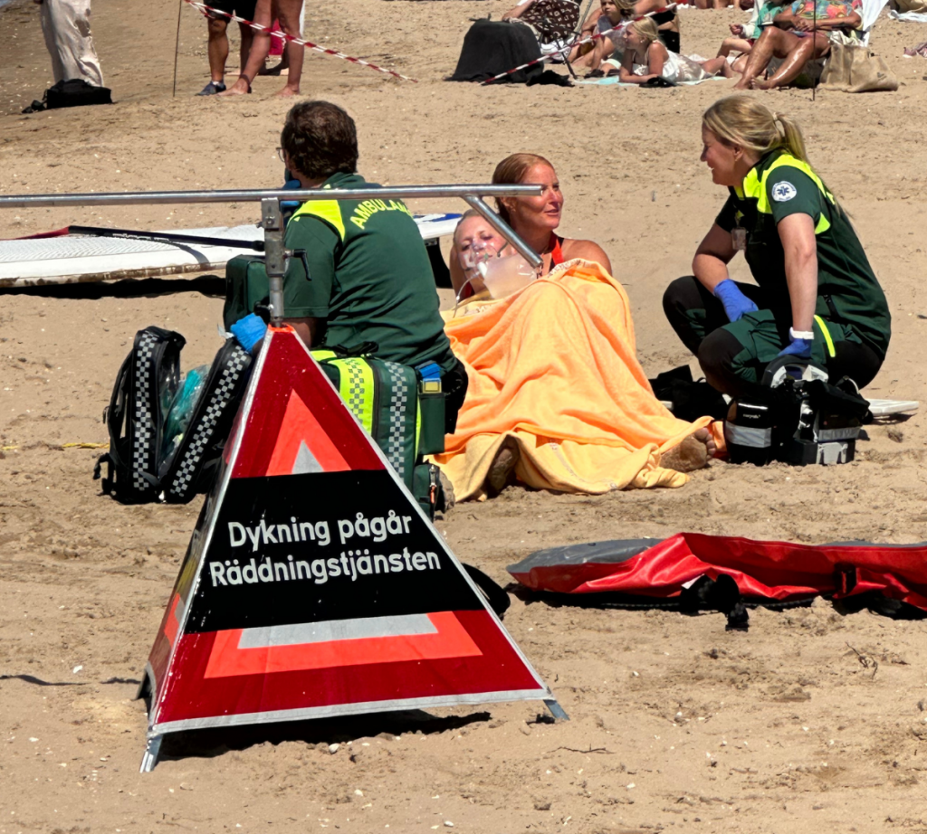 HLR i vatten drunkning