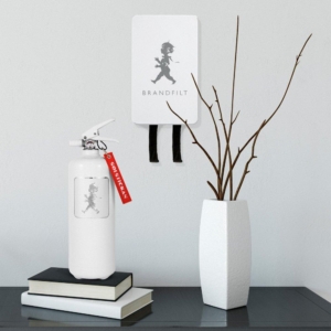 vit Brandsläckare 2 kg solstickan