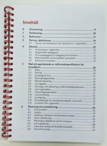 anläggningsskötare brandlarm