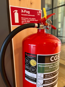 CGS X-fog 6 liter handbrandsläckare