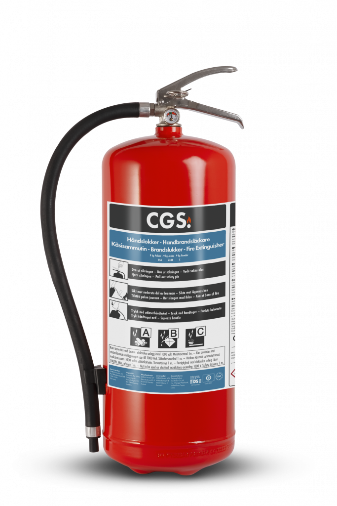 CGS 9 kg pulversläckare