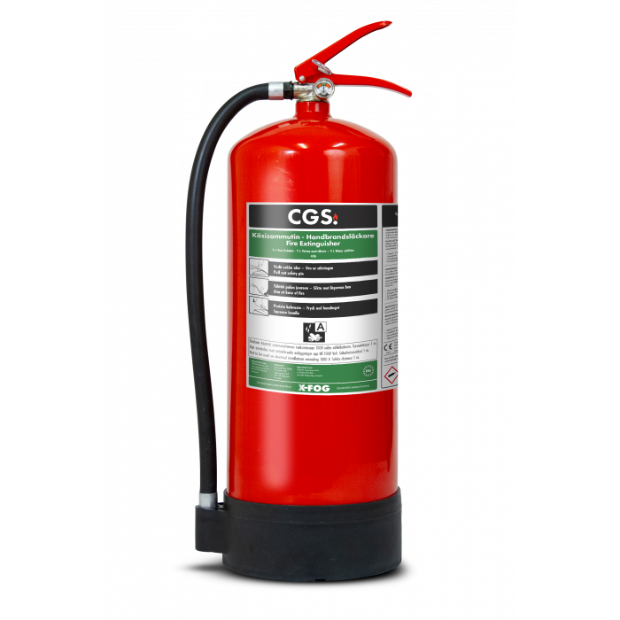 CGS X-fog 9 liter handbrandsläckare