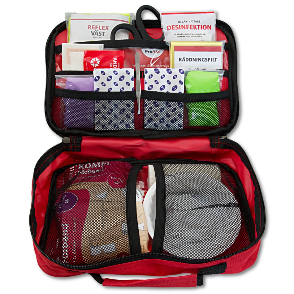 Första hjälpen kit bil