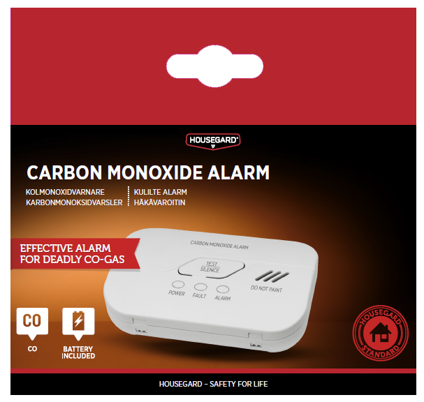 housegard kolmonoxidvarnare