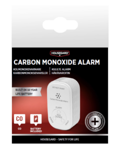 Kolmonoxidvarnare 10 års batteri