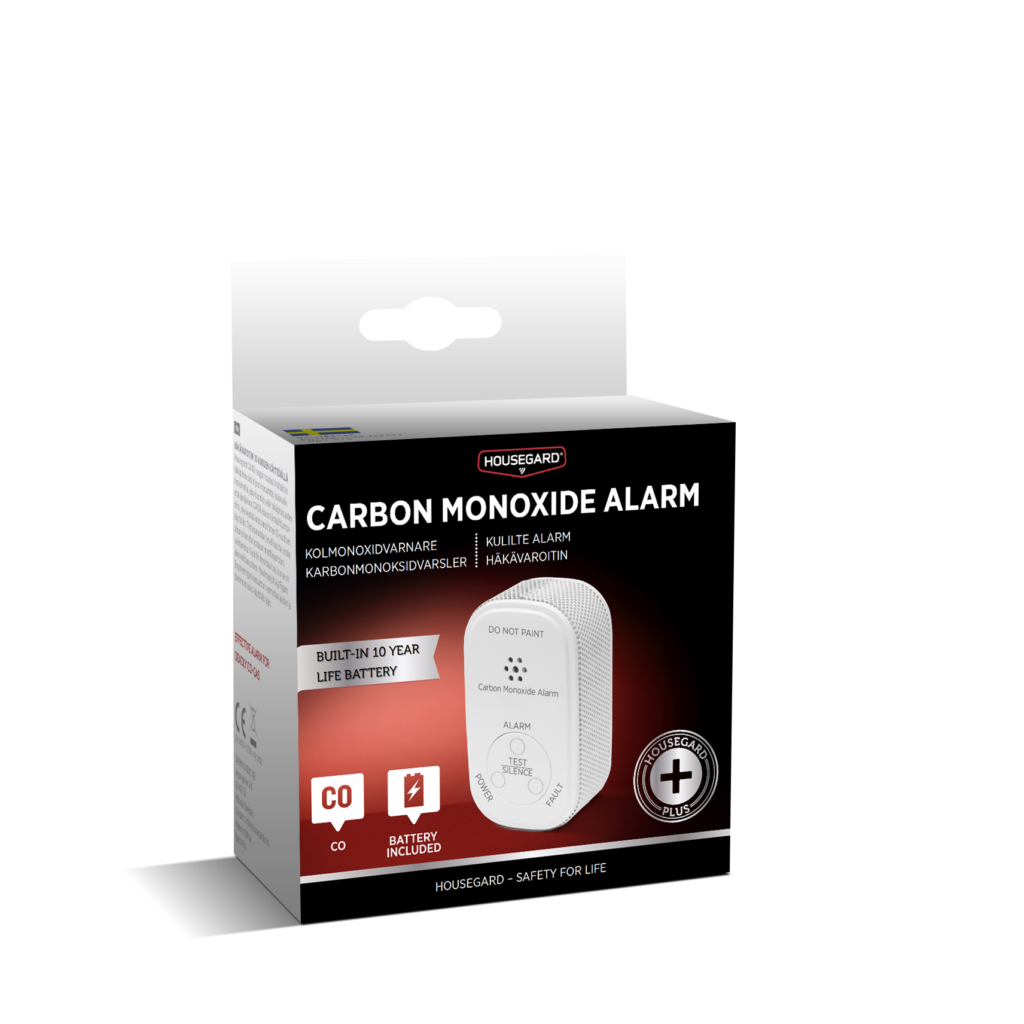 Kolmonoxidvarnare 10 års batteri