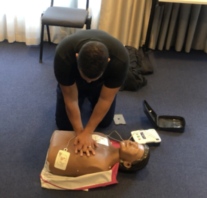 prestan AED ultra trainer, HLR med hjärtstartare