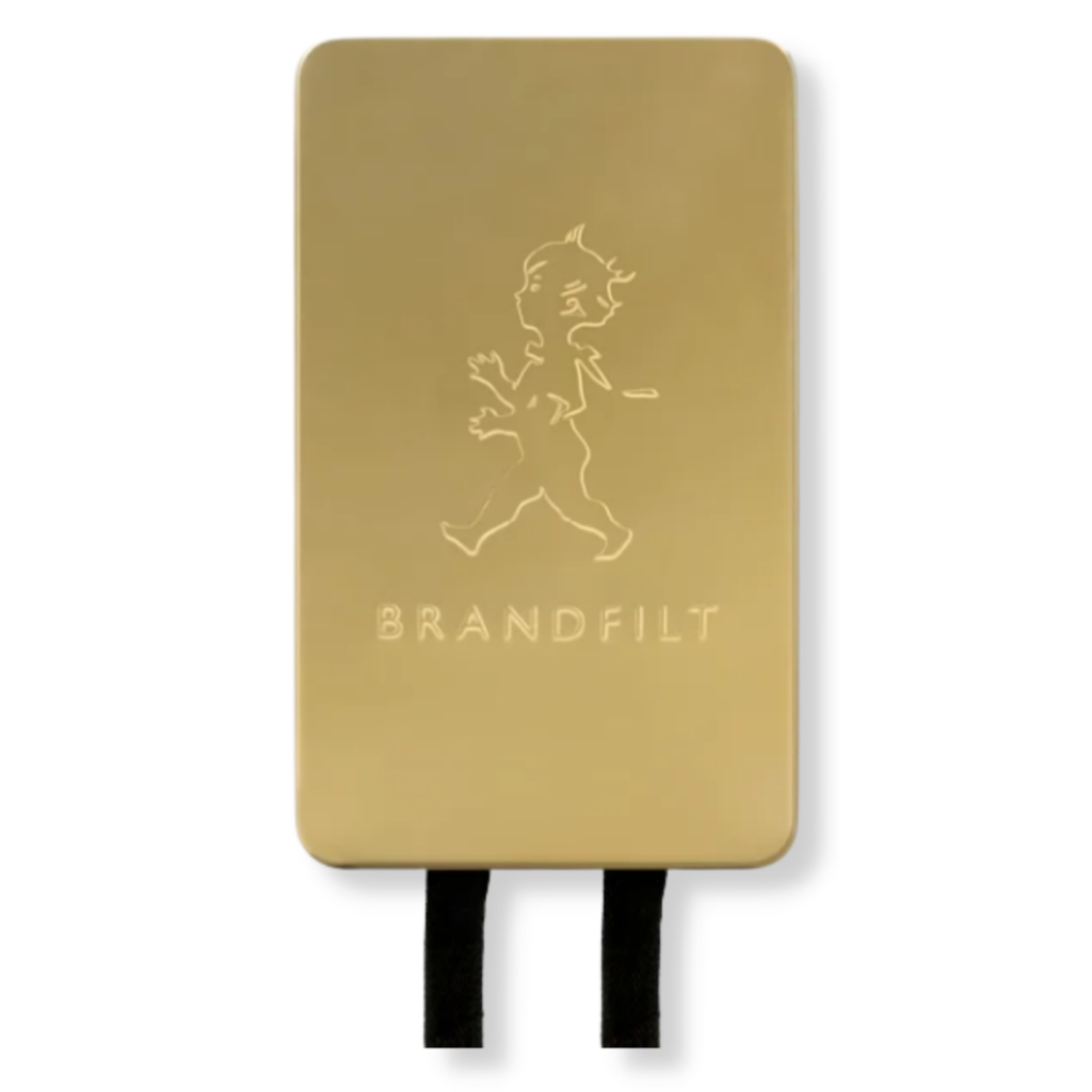 Solstickan brandfilt guld