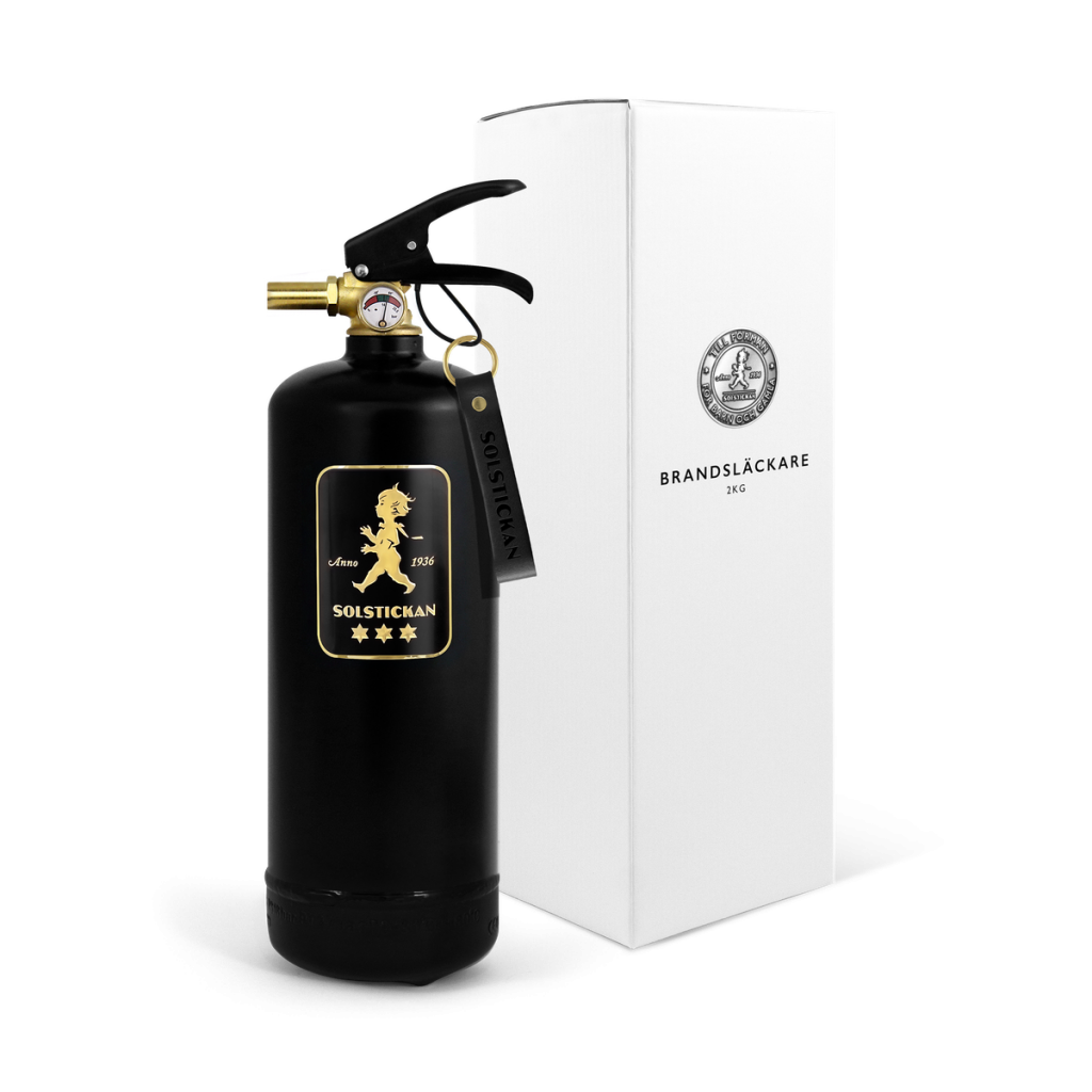 Solstickan brandsläckare svart
