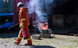 Skåp för hjärtstartare