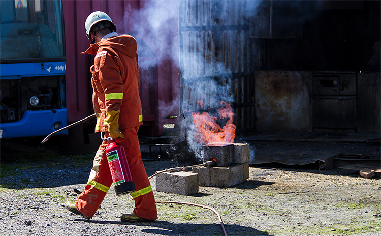 Skåp för hjärtstartare