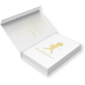 Solstickan brandfilt vit guld book case