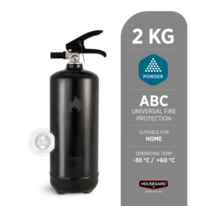 brandslackare 2 kg svart Housegard