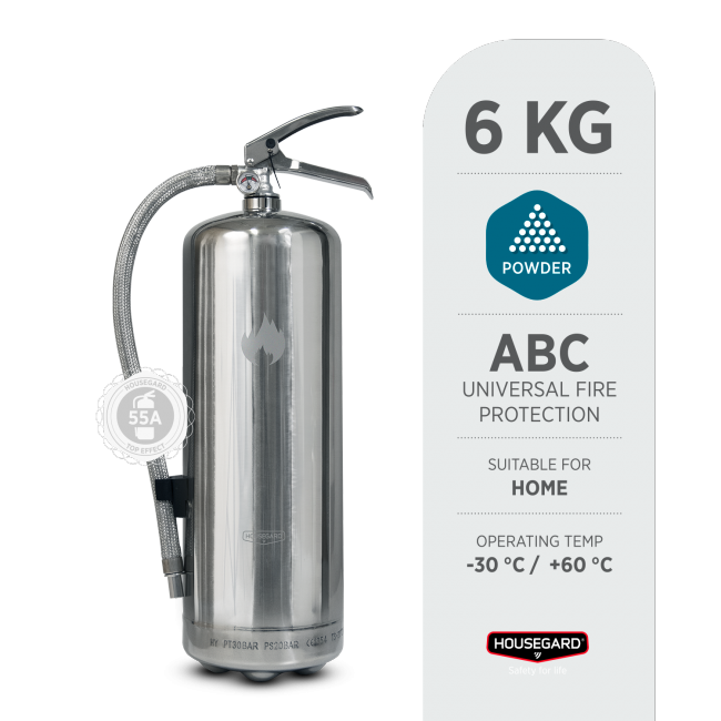 brandsläckare 6 kg steel