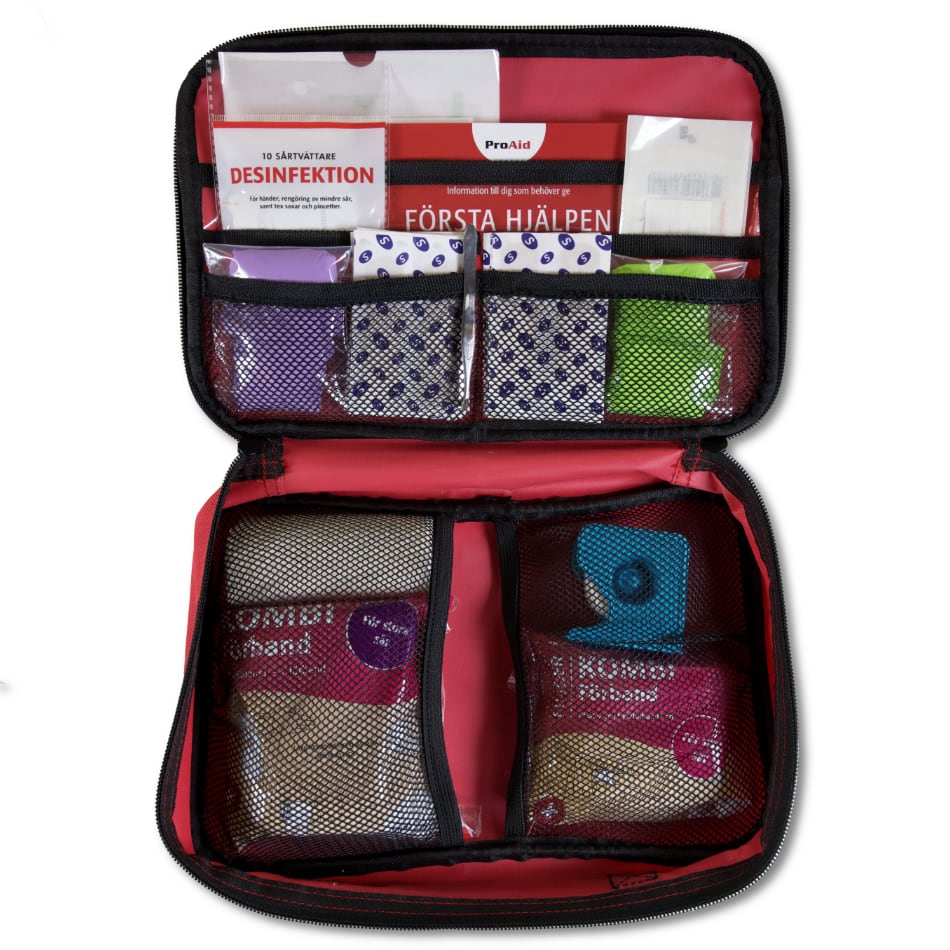 första hjälpen väska kontor och hemma