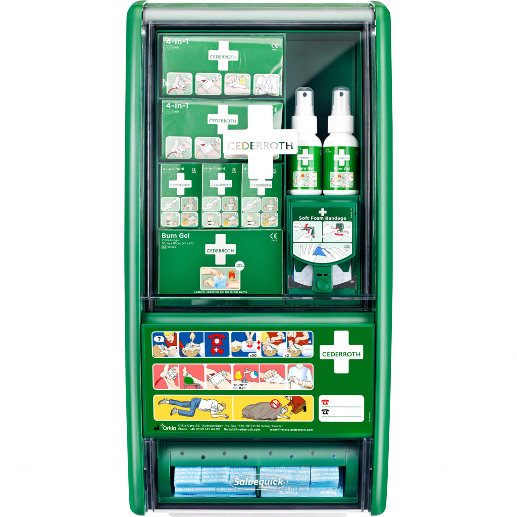 Första Hjälpen-station brännskador Cederroth