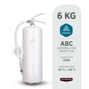 brandsläckare vit housegard 6 kg