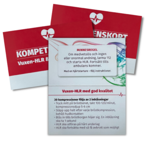 Kompetenskort HLR första hjälpen