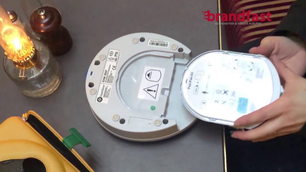 samaritan byte av elektrodkasett