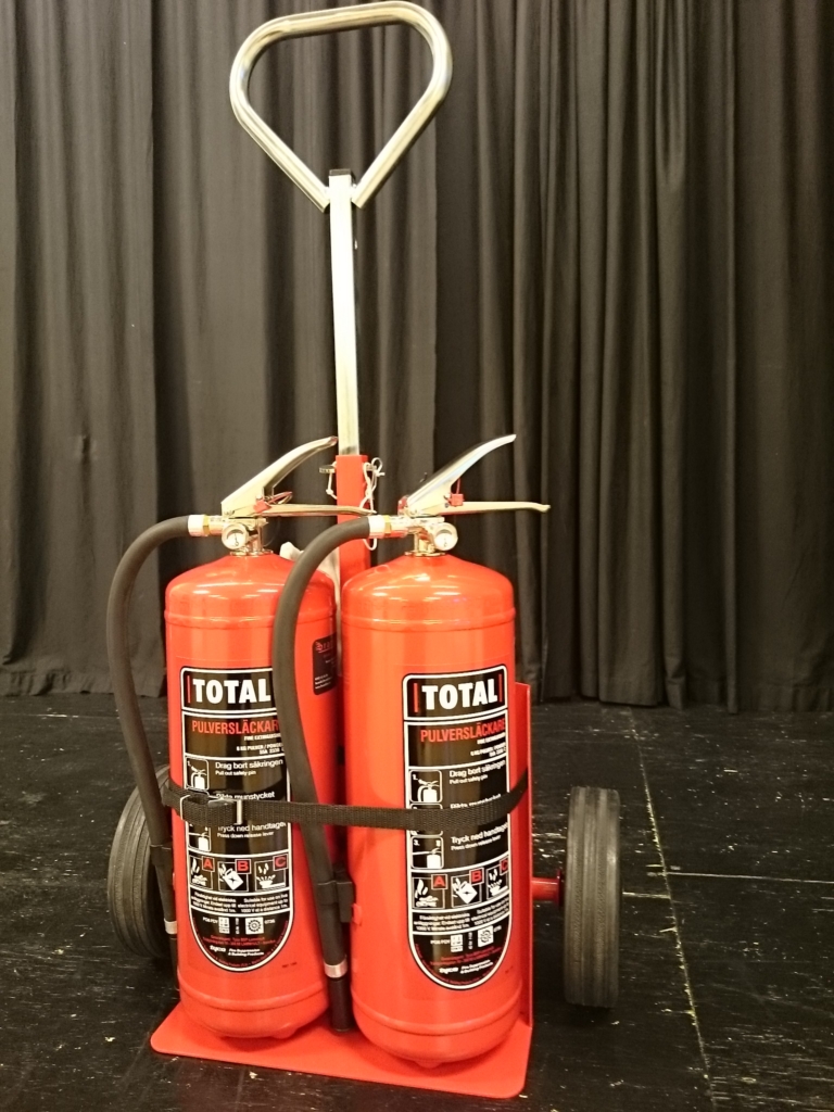 heta arbeten brandsläckare