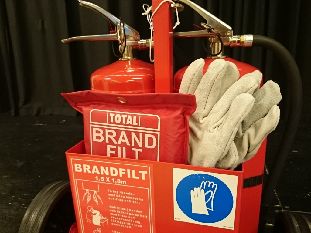 släckkärra heta arbeten