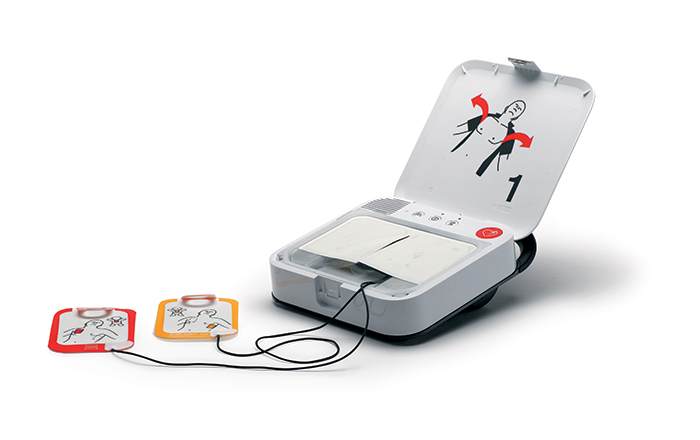 Lifepak CR2 hjärtstartare med två språk och barnläge