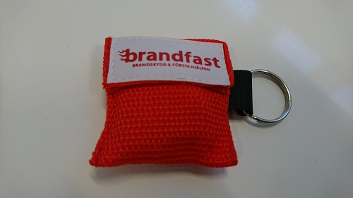 Andningsmask HLR nyckelring