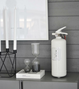 vit Brandsläckare 2 kg solstickan