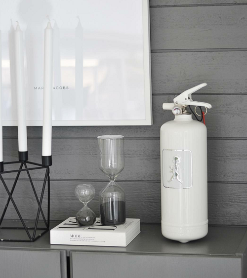 vit Brandsläckare 2 kg solstickan