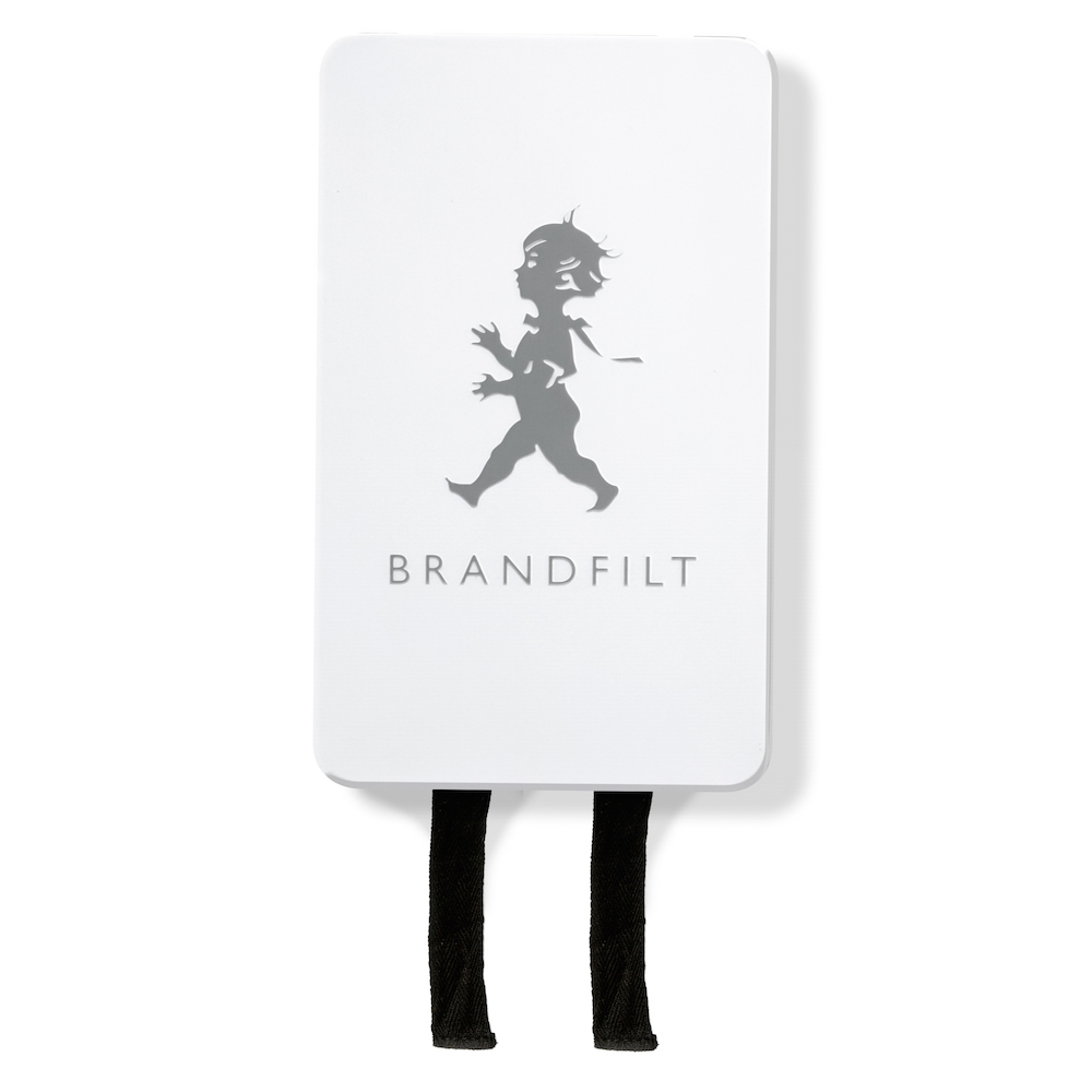 Solstickan brandfilt vit silver