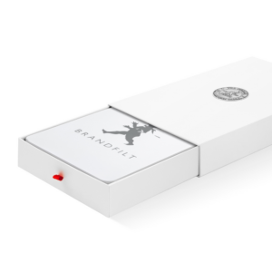 Solstickan brandfilt vit silver