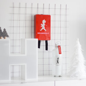 Solstickan brandfilt röd