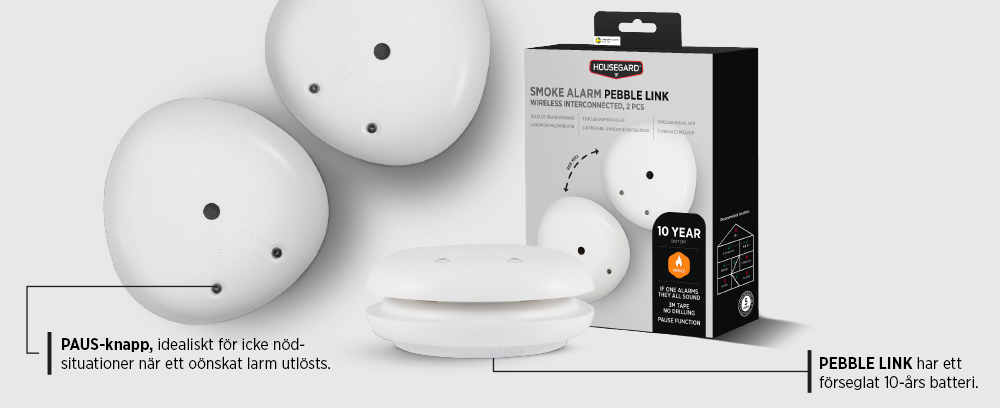 brandvarnare pebble link