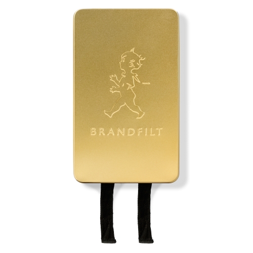 Solstickan brandfilt guld