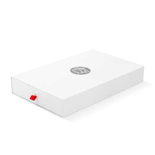 Solstickan brandfilt vit silver