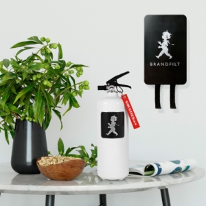 Solstickan brandfilt svart silver