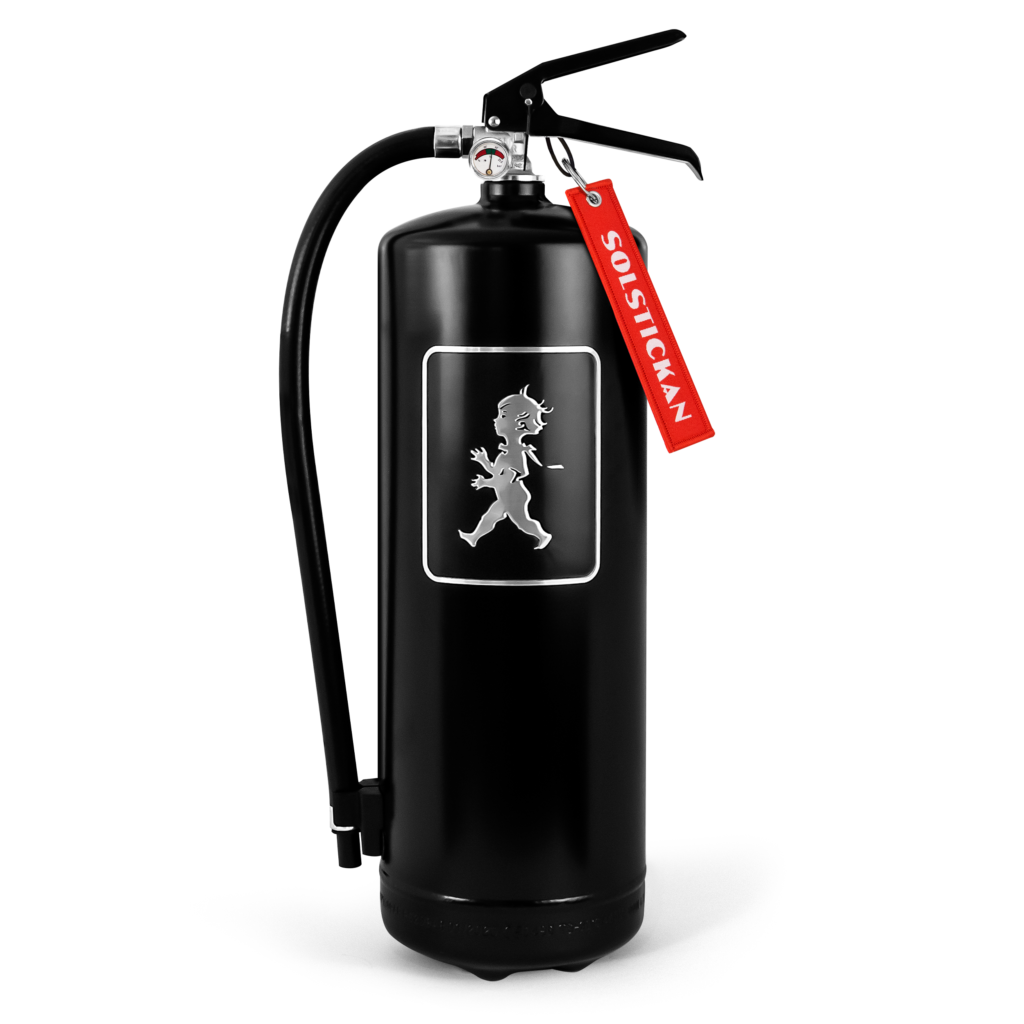 Solstickan brandsläckare 6kg mattsvart