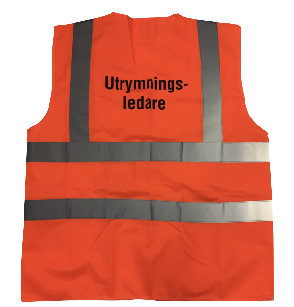 utrymningsledare väst organge