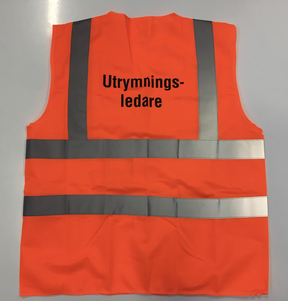 utrymningsledare väst organge