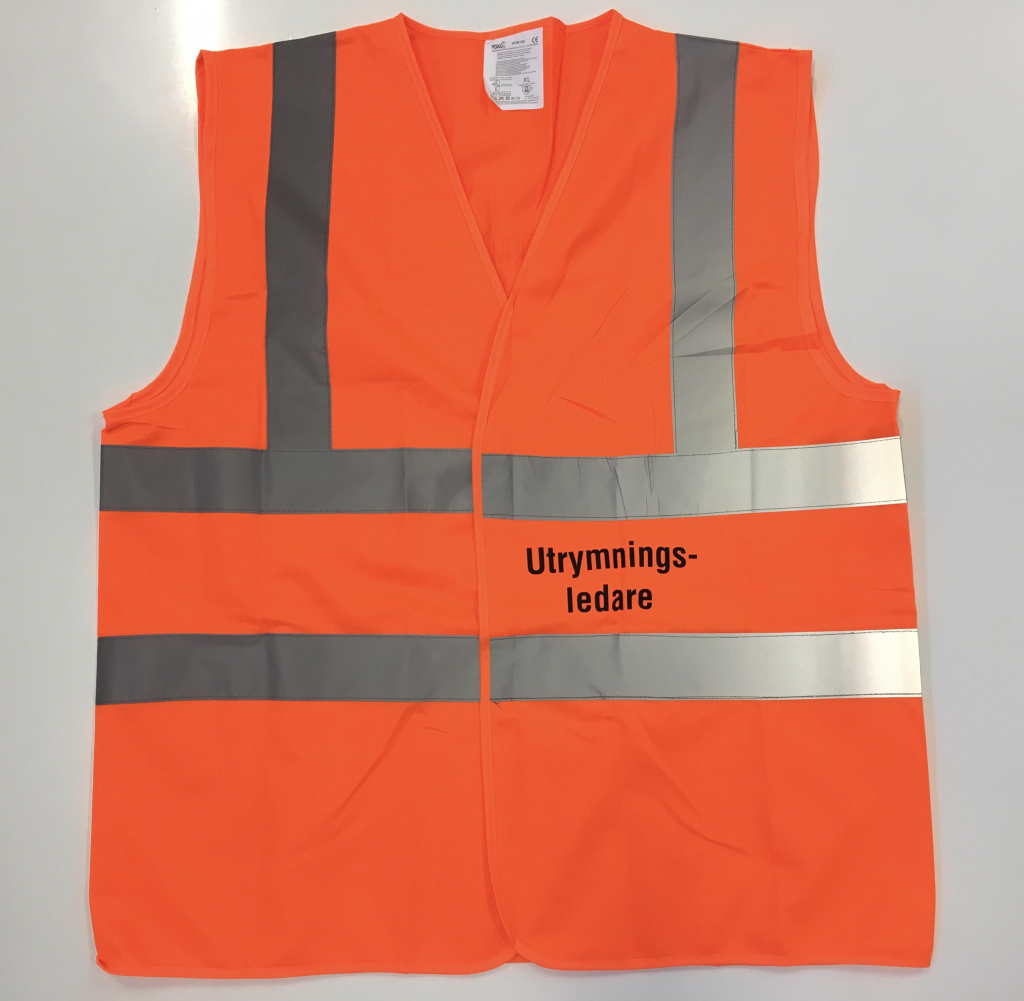 utrymningsväst organge