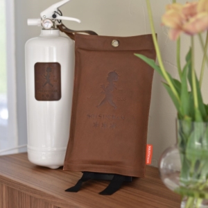 Solstickan brandfilt läder