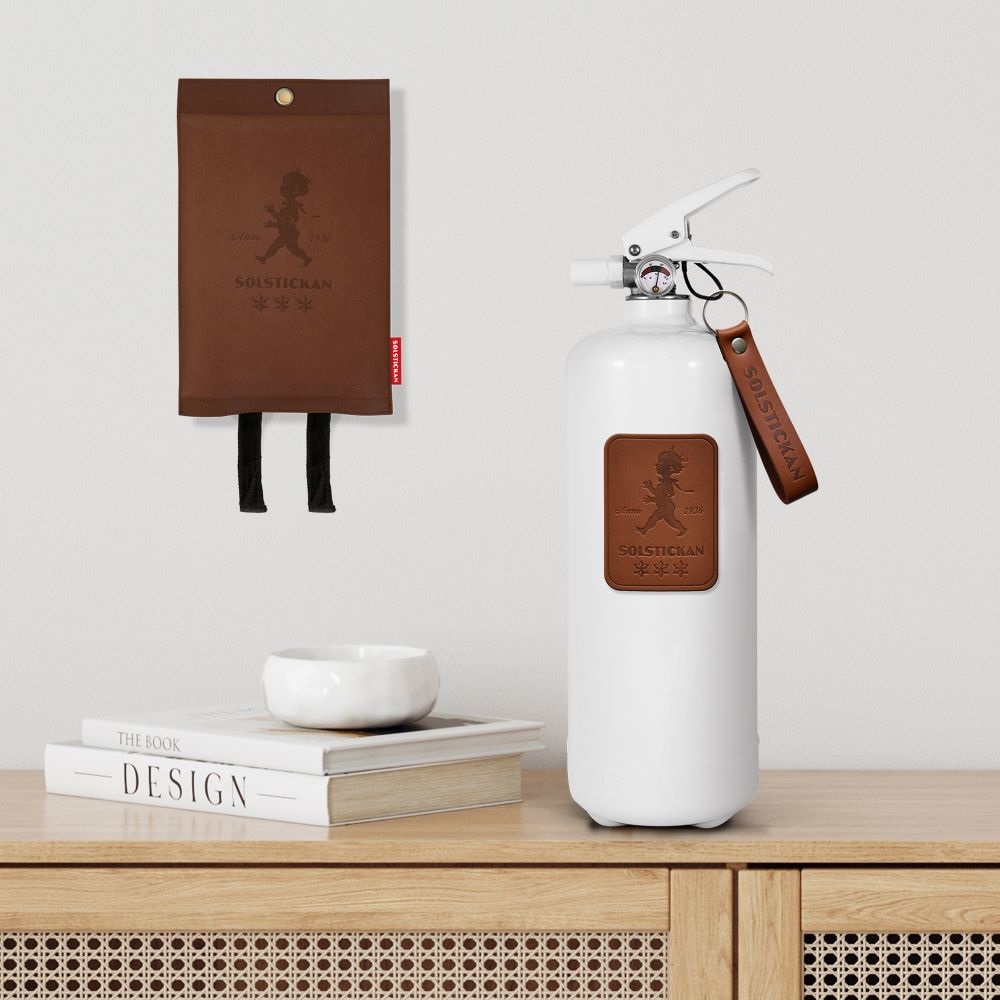 Solstickan brandfilt läder