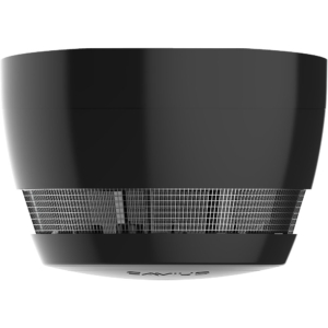 svart brandvarnare trådlös