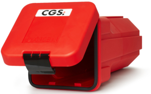 Brandsläckarskåp toppmatat 6 kg CGS brandfast