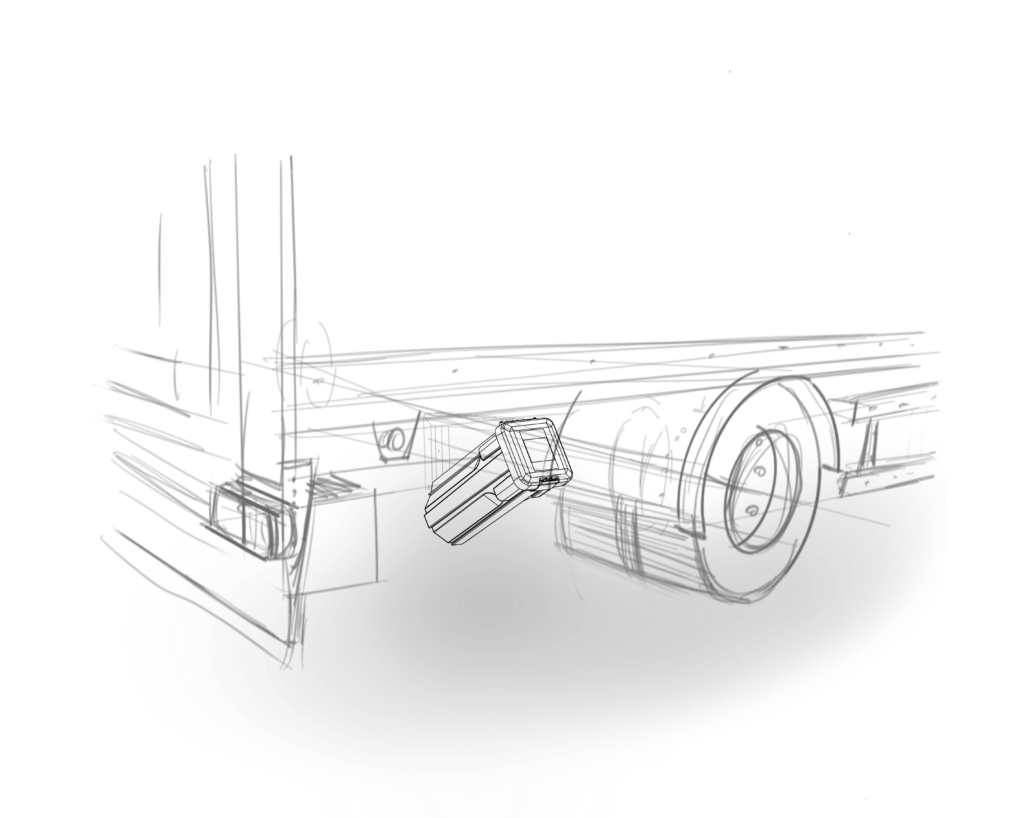 Brandsläckarskåp lastbil