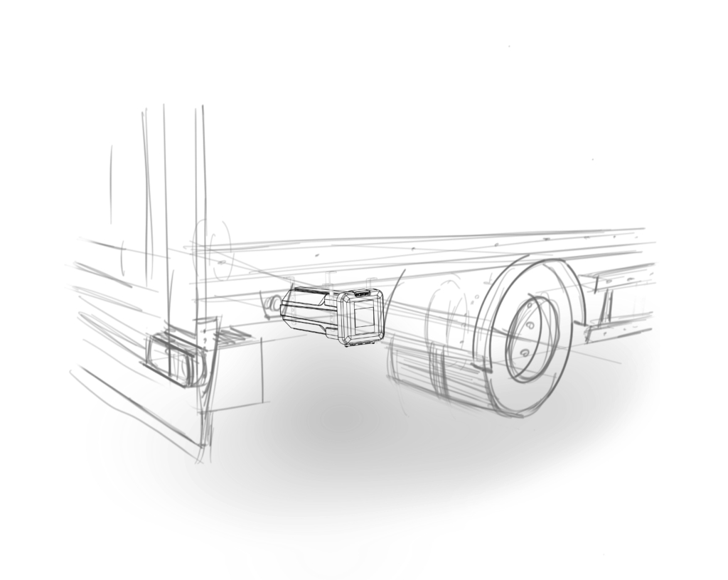 Brandsläckarskåp toppmatat 6 kg CGS brandfast lastbil