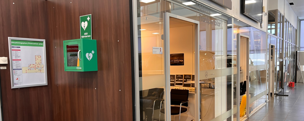 hjärtstartare bilia